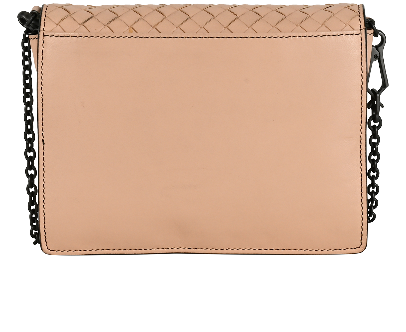 Intrecciato WOC, &pound;450, Handbags, Beige, Leather, Back view